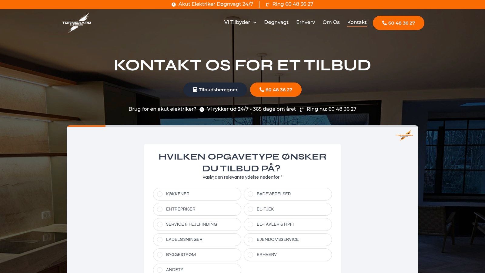 Screenshot from https://torngaard-elteknik.dk/kontakt